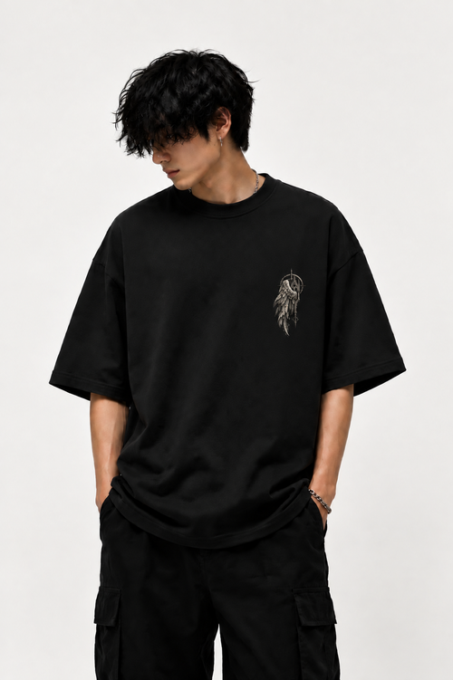 FALLEN DIVINE — Oversized Graphic Tee